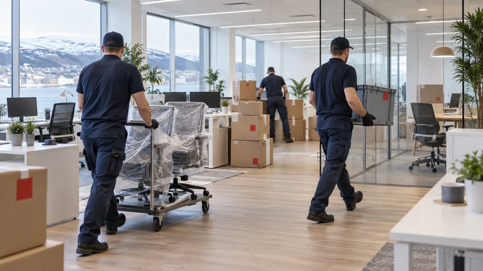 Sett sammen transportteamet. – Flyttom i Stavanger